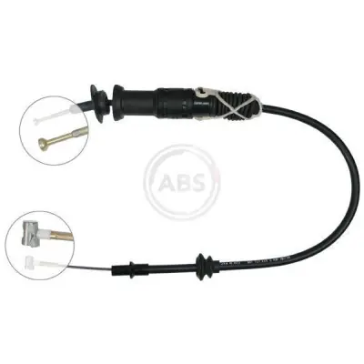 Cable de accionamiento, accionamiento del embrague A.B.S. K26750 Marca Reconocida